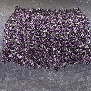 vintage floral skirt